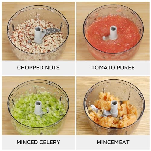 Mini Manual Food Processor for Vegetables and Garlic