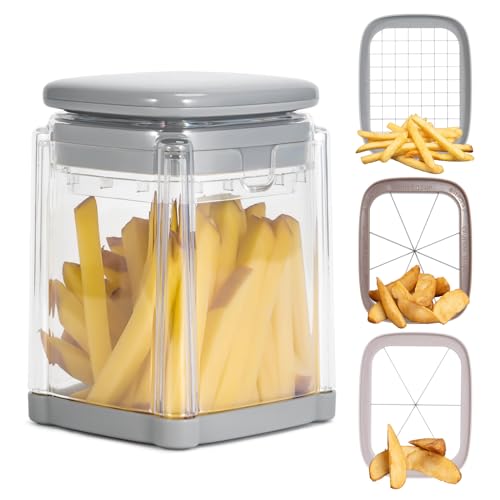 Badelite 3-in-1 French Fry and Vegetable Cutter