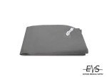 Inflatable Gray Square Donut Cushion, 18-Inch Expandable