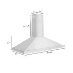 ZLINE 42" Stainless Steel Wall Mount Range Hood