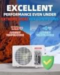 LUORISE 12000 BTU WiFi Mini Split AC/Heating System