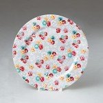 Shabby Rose Chintz Dessert Plates Set of 6