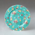 Shabby Rose Chintz Dessert Plates Set of 6