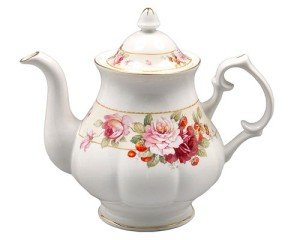Pink Peony 5-Cup Teapot by Gracie China