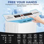 Portable Full Automatic Washing Machine & Spin-Dryer