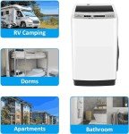 Portable Full Automatic Washing Machine & Spin-Dryer