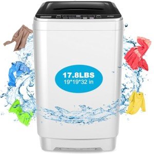 Compact 17.8L Portable Washing Machine with Pump