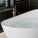 Empava 67" Modern Acrylic Freestanding Spa Bathtub