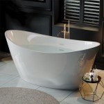 Empava 67" Modern Acrylic Freestanding Spa Bathtub