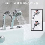 Luxury 170cm Rectangular Freestanding Spa Bathtub