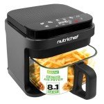 Nutrichef 5.8 Quart Air Fryer | 8 Cook Modes