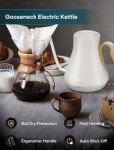 Electric Gooseneck Kettle for Coffee and Tea Brewing