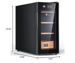 26L Electric Cigar Humidor Cabinet with Spanish Cedar