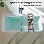 Empava 67" Luxury Acrylic Soaking Spa Tub