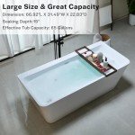Empava 67" Luxury Acrylic Soaking Spa Tub