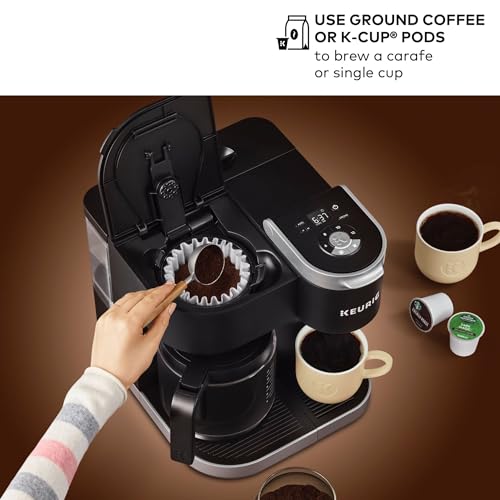 Keurig K-Duo Coffee Maker - Brews K-Cups and Ground Coffee