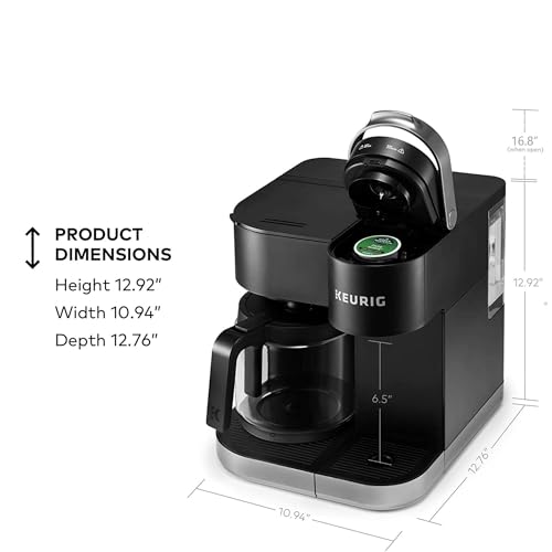 Keurig K-Duo Coffee Maker - Brews K-Cups and Ground Coffee