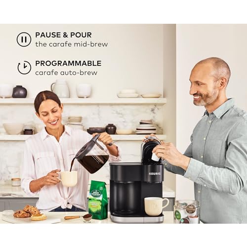 Keurig K-Duo Coffee Maker - Brews K-Cups and Ground Coffee