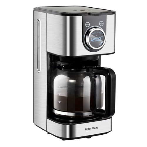 Roter Mond 10-Cup Programmable Coffee Maker - Stainless Steel