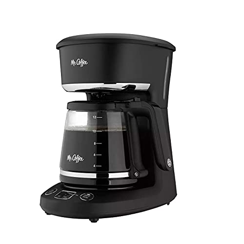 Mr. Coffee 12-Cup Coffee Maker, Brew Now or Later