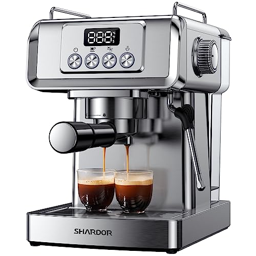 SHARDOR 20 Bar Espresso Machine with Milk Frother