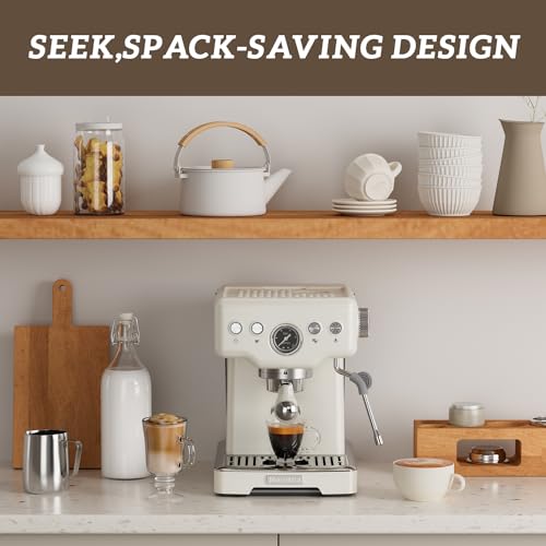 Neretva 15 Bar Espresso Machine with Milk Frother