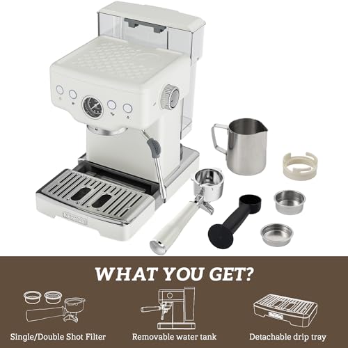 Neretva 15 Bar Espresso Machine with Milk Frother