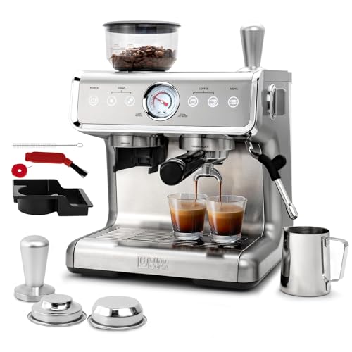 Ultima Cosa Espresso Machine with Milk Frother & Grinder