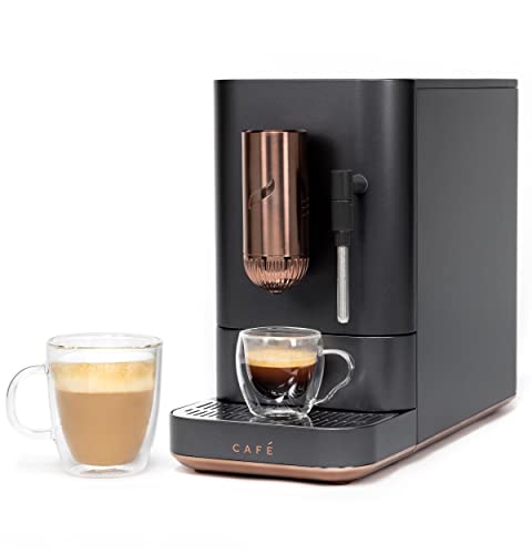 Café Affetto Espresso Machine + Milk Frother - Matte Black