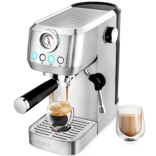 Professional 20 Bar Espresso Machine with Milk Frother