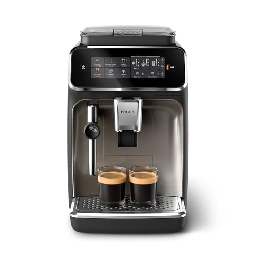 PHILIPS 3300 Espresso Machine: 5 Beverages, Touch Display