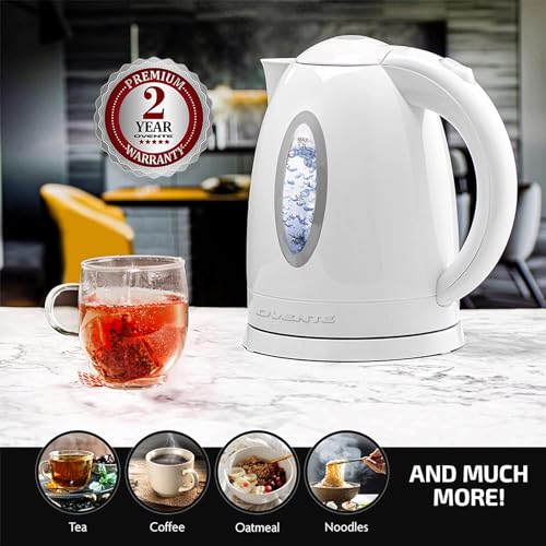 OVENTE Electric Kettle 1.7L - BPA-Free Fast Boiling
