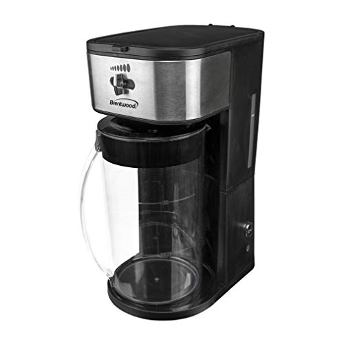 Brentwood KT-2150BK Iced Tea/Coffee Maker, 64oz Pitcher, Black