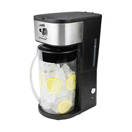 Brentwood KT-2150BK Iced Tea/Coffee Maker, 64oz Pitcher, Black