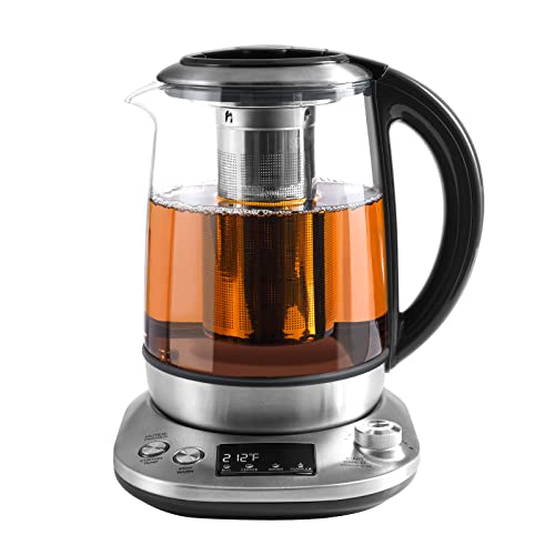 Electric Tea Kettle with Infuser, 9 Brewing Programs