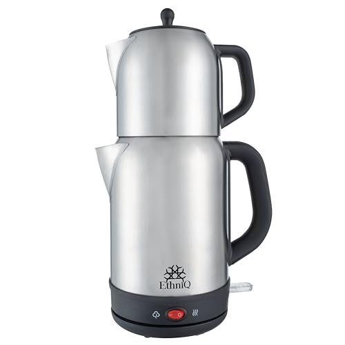 Ethniq TeaVibe Turkish Tea Maker - Stainless Steel
