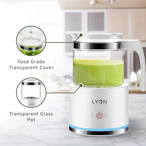 Lyon Electric Kettle with Tea Infuser & Foam Maker