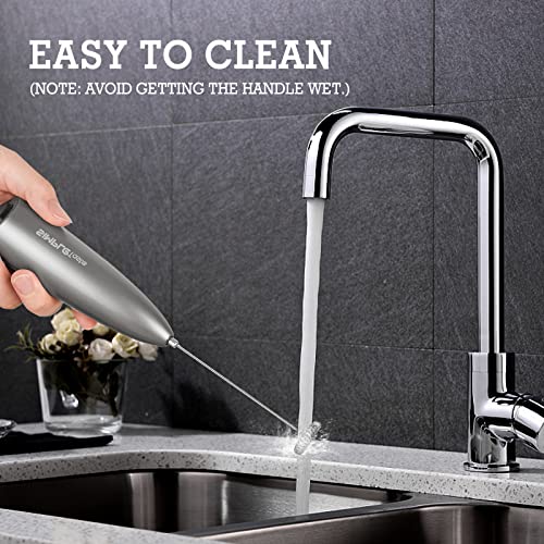 Handheld Electric Milk Frother Foam Maker Stainless Steel