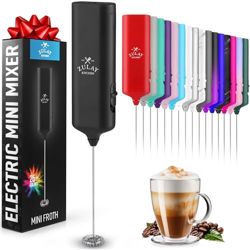 Portable Electric Milk Frother Wand for Coffee Kitchen
