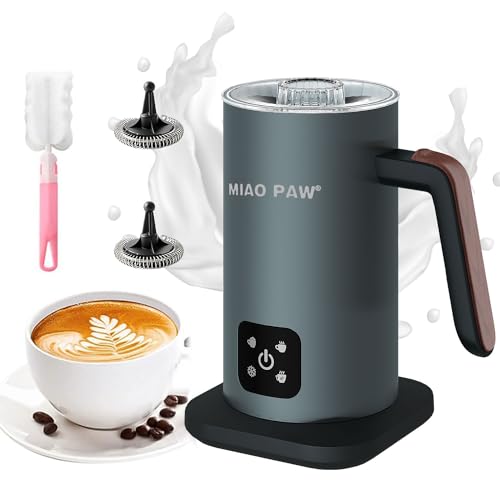 4-in-1 Electric Milk Frother: Stainless Steel Foamer & Steamer