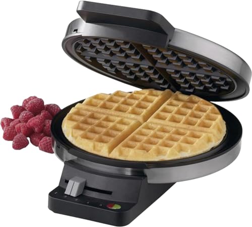 Cuisinart Round Classic Waffle Maker, Brushed Stainless Silver