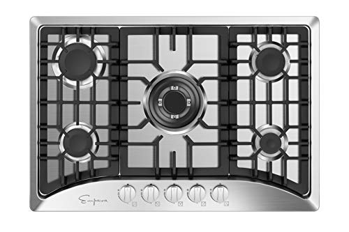 Empava 30'' Gas Cooktop with 5 Italy SABAF Burners