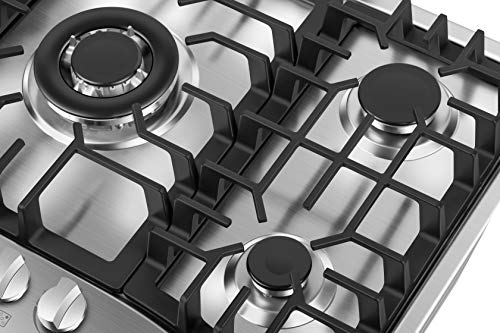 Empava 30'' Gas Cooktop with 5 Italy SABAF Burners