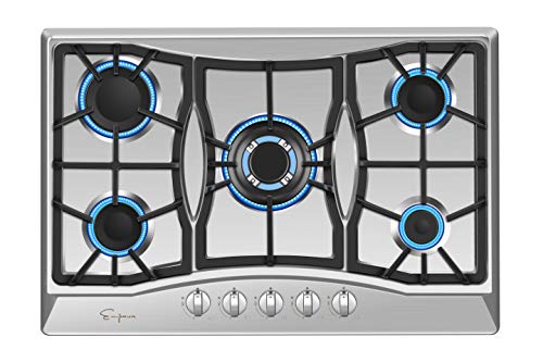 Empava 30" Gas Cooktop with 5 Italy Sabaf Burners