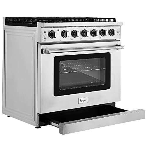 Empava 36" Gas Range with Convection Oven