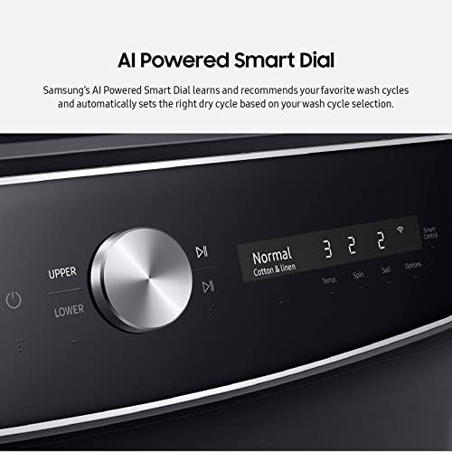 Samsung Smart Dial Front Load Washer, Dual Load Capacity