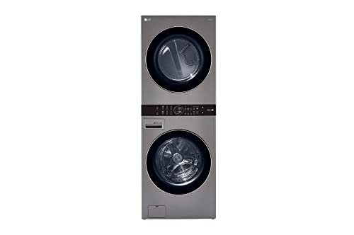 LG Front Load WashTower with Center Control - 4.5 cu. ft. Washer, 7.4 cu. ft. Dryer