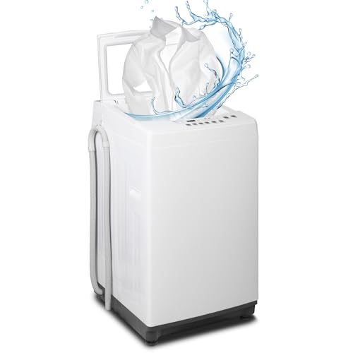 Techomey Portable 1.7 Cu.Ft. Washing Machine White