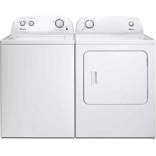 Amana White Top Load Washer/Dryer Pair