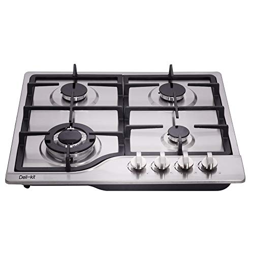 Deli-kit 24 inch Dual Fuel Gas Cooktop